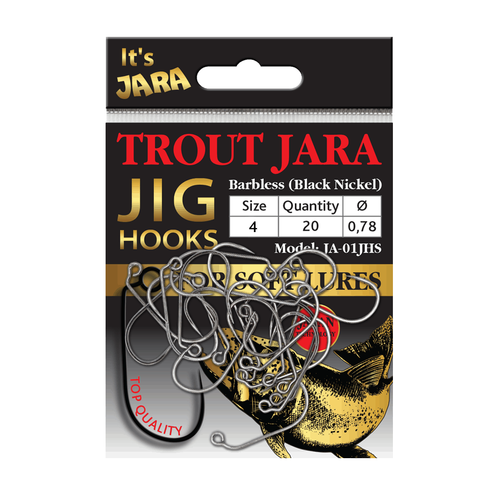 Trout Jara Jig Hooks – Size 4 / 20 Stück – Fish Innovations